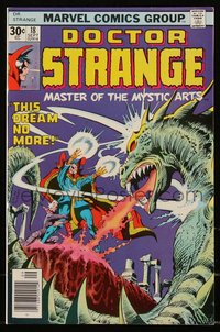 6s0249 DOCTOR STRANGE #18 comic book September 1976 cover art by Gene Colan & Al Milgrom, Stygyro!