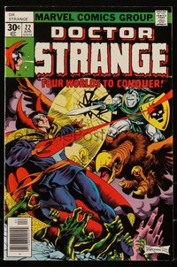 6s0253 DOCTOR STRANGE #22 comic book April 1977 art by Frank Brunner, Rudy Nebres, Xander, Apalla!
