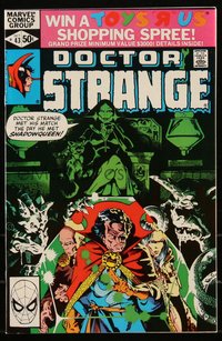 6s0271 DOCTOR STRANGE #43 comic book October 1980 cover art by Michael Golden, Shadowqueen!