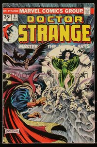 6s0243 DOCTOR STRANGE #6 comic book February 1974 art by Frank Brunner, Gene Colan, many crossovers!