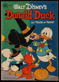 6s0397 DONALD DUCK #26 comic book December 1952 Walt Disney, Carl Barks Doanld Duck in Trick or Treat!