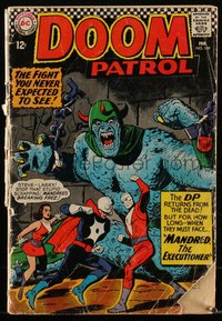6s0338 DOOM PATROL #109 comic book February 1967 great cover art by Bruno Premiani, Arnold Drake!