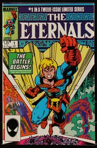 6s0320 ETERNALS #1 comic book October 1985 cover art by Walt Simonson, Sal Buscema, Al Gordon!