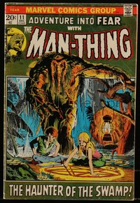 6s0290 FEAR #11 comic book December 1972 Man-Thing cover art by Neal Adams, Rich Buckler