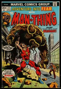 6s0296 FEAR #17 comic book October 1973 Man-Thing cover art by Frank Brunner, Mayerik, Steve Gerber!