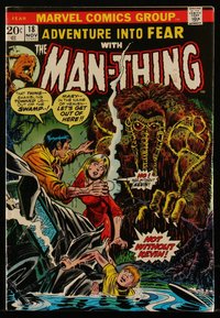 6s0297 FEAR #18 comic book November 1973 Man-Thing cover art by John Romita, Mayerik, Steve Gerber!
