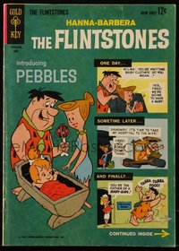 6s0401 FLINTSTONES #11 comic book June 1963 Hanna-Barbera, introducing Pebbles, from TV cartoon!