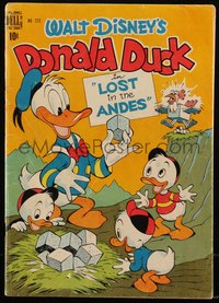 6s0442 FOUR COLOR COMICS #223 comic book April 1949 Carl Barks Donald Duck in Lost in the Andes!