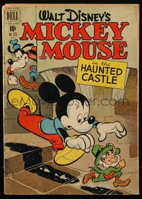 6s0453 FOUR COLOR COMICS #325 comic book April 1951 Walt Disney's Mickey Mouse in The Haunted Castle!