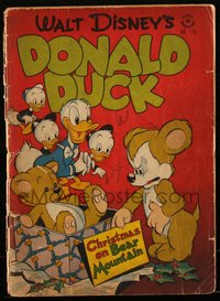 6s0438 FOUR COLOR COMICS #178 comic book Dec 1947 Walt Disney's Donald Duck Christmas on Bear Mountain!