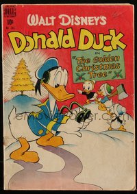 6s0441 FOUR COLOR COMICS #203 comic book Dec 1948 Carl Barks Donald Duck The Golden Christmas Tree!