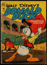 6s0451 FOUR COLOR COMICS #308 comic book January 1951 Walt Disney's Donald Duck in Dangerous Disguise!