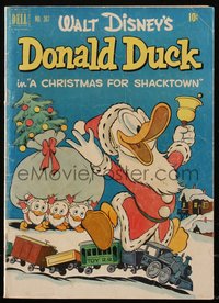 6s0455 FOUR COLOR COMICS #367 comic book Jan 1952 Carl Barks Donald Duck in Christmas For Shacktown!