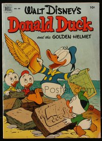 6s0458 FOUR COLOR COMICS #408 comic book July 1952 Carl Barks Donald Duck and the Golden Helmet!
