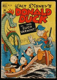 6s0452 FOUR COLOR COMICS #318 comic book March 1951 Walt Disney's Donald Duck in No Such Varmint!