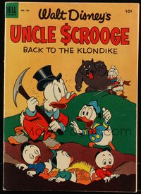 6s0461 FOUR COLOR COMICS #456 comic book March 1953 Carl Barks Uncle Scrooge Back to the Klondike!