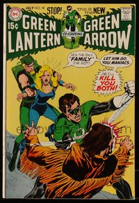 6s0349 GREEN LANTERN #78 comic book July 1970 cover art by Neal Adams & Frank Giacoia, Green Arrow!