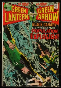 6s0352 GREEN LANTERN #81 comic book December 1970 cover art by Neal Adams & Giordano, Green Arrow!