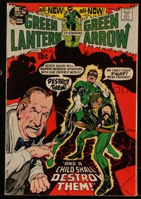 6s0354 GREEN LANTERN #83 comic book April 1971 cover art by Neal Adams & Giordano, Green Arrow!