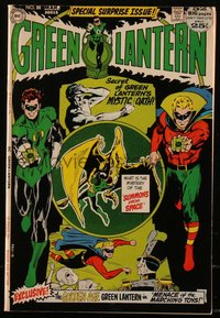 6s0357 GREEN LANTERN #88 comic book February 1972 Neal Adams art of Silver & Golden Age versions!