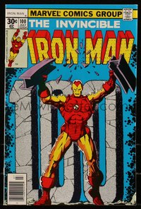 6s0285 IRON MAN #100 comic book July 1977 great cover art by Jim Starlin, 100th issue Iron-Fest!