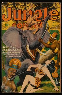 6s0409 JUNGLE COMICS #53 comic book May 1944 Doolin art of Slaves for Horror Harem featuring Kaanga!