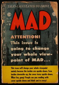 6s0178 MAD #17 comic book Nov 1954 Bill Elder, Wally Wood, Jack Davis, Basil Wolverton, Krigstein
