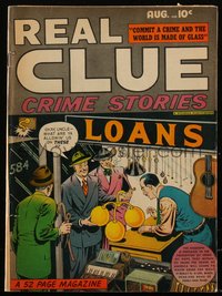 6s0386 REAL CLUE CRIME STORIES vol 3 #6 comic book Aug 1948 Zolnerowich art, from Simon & Kirby!