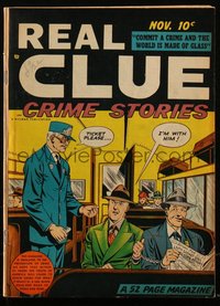 6s0387 REAL CLUE CRIME STORIES vol 3 #9 comic book Nov 1948 Zolnerowich art, from Simon & Kirby!