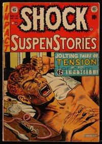 6s0141 SHOCK SUSPENSTORIES #12 comic book December 1953 The Monkey by Joe Orlando, drugs, Wally Wood