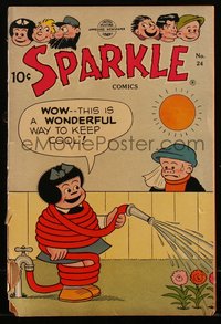 6s0422 SPARKLE COMICS #24 comic book Aug-Sep 1952 great art of Nancy & Sluggo, Li'l Abner & more!