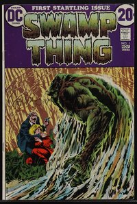 6s0343 SWAMP THING #1 comic book November 1972 great cover art by Bernie Wrightson, first issue!