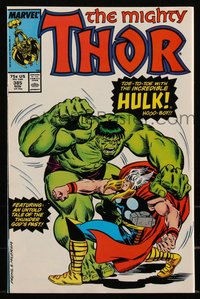 6s0324 THOR #385 comic book November 1987 cover art by Ron Frenz & Al Milgrom, Hulk crossover!
