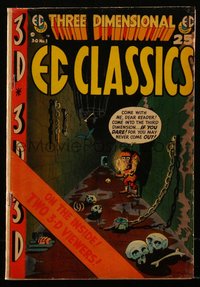 6s0174 THREE DIMENSIONAL E.C. CLASSICS #1 comic book 1954 Harvey Kurtzman, Wood, Krigstein, Ingels