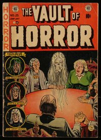 6s0041 VAULT OF HORROR #25 comic book June 1952 Johnny Craig cover, Jack Davis, Graham Ingels, Kamen