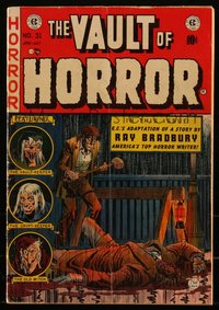 6s0047 VAULT OF HORROR #31 comic book Jun 1953 Ray Bradbury, Johnny Craig cover, Joe Orlando, Ingels