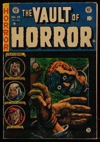 6s0050 VAULT OF HORROR #34 comic book December 1953 Johnny Craig cover, Crandall, Ingels, Jack Davis