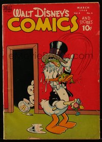 6s0544 WALT DISNEY COMICS & STORIES #90 comic book March 1948 Donald Duck pranked by his nephews!