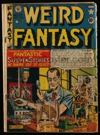 6s0083 WEIRD FANTASY #13 comic book May 1950 art by Al Feldstein, Kurtzman, Kamen, Wood, first issue