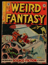 6s0095 WEIRD FANTASY #14 comic book Jul 1952 art by Al Feldstein, 1st Al Williamson & Frank Frazetta!