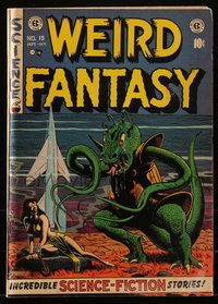 6s0096 WEIRD FANTASY #15 comic book September 1952 art by Al Feldstein, Al Williamson, Jack Kamen