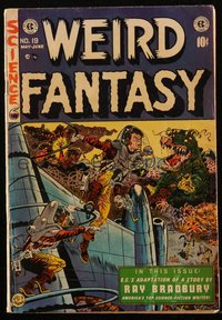 6s0100 WEIRD FANTASY #19 comic book May 1953 Ray Bradbury, art by Joe Orlando, Al Williamson, Kamen