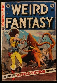 6s0102 WEIRD FANTASY #21 comic book October 1953 Ray Bradbury, Al Williamson & Frank Frazetta cover!