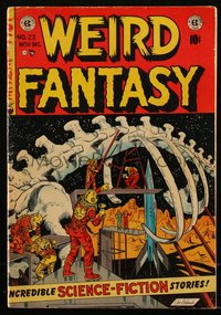 6s0103 WEIRD FANTASY #22 comic book Dec 1953 Ray Bradbury, art by Orlando, Crandall, final issue!