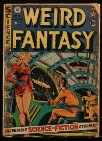 6s0088 WEIRD FANTASY #7 comic book May 1951 art by Al Feldstein, Wally Wood, Jack Kamen, Roussos