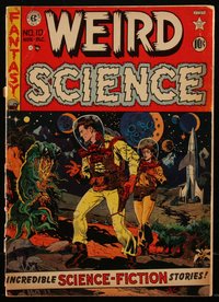 6s0110 WEIRD SCIENCE #10 comic book November 1951 Wally Wood cover & two stories, Joe Orlando, Kamen