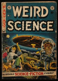 6s0116 WEIRD SCIENCE #16 comic book November 1952 art by Wally Wood, Al Williamson & Frank Frazetta!