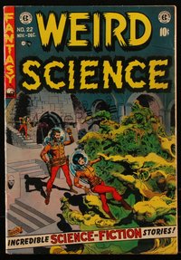 6s0122 WEIRD SCIENCE #22 comic book Nov 1953 Ray Bradbury, art by Wood, Williamson, Frazetta, Krenkel