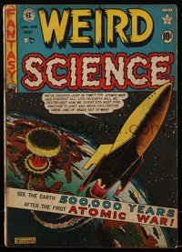 6s0106 WEIRD SCIENCE #5 comic book Jan 1951 art by Al Feldstein, Harvey Kurtzman, Wally Wood, Kamen