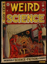 6s0109 WEIRD SCIENCE #8 comic book July 1951 art by Al Feldstein, Wally Wood, Jack Kamen